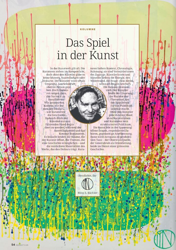 MICHAËL LUCERNE & MINO SEESICHTMAGAZIN / OKTOBER 2025