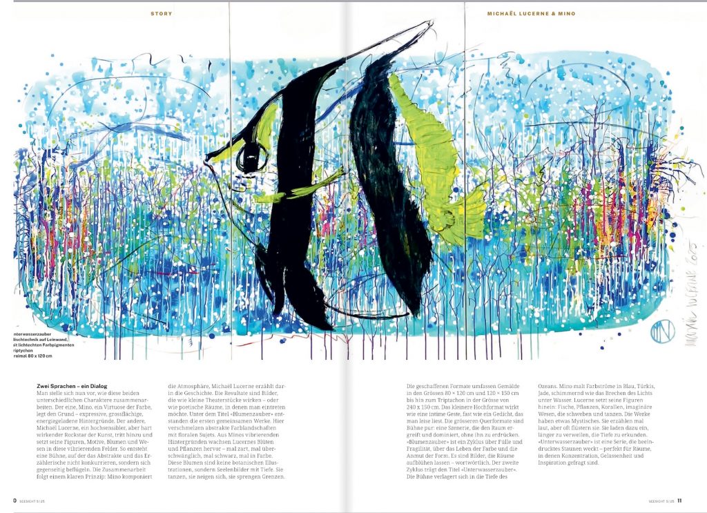 MICHAËL LUCERNE & MINO SEESICHTMAGAZIN / OKTOBER 2025